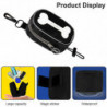 Dog Poop Bag Holder Wear Resistant Elastic Cord Soft With Leash Clip Lightweight