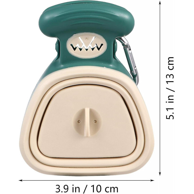 Portable Dog Poop Scooper with Gabage Bag Dispenser Cover Dog Waste Pick Up Heavy Dut Gift for men/women