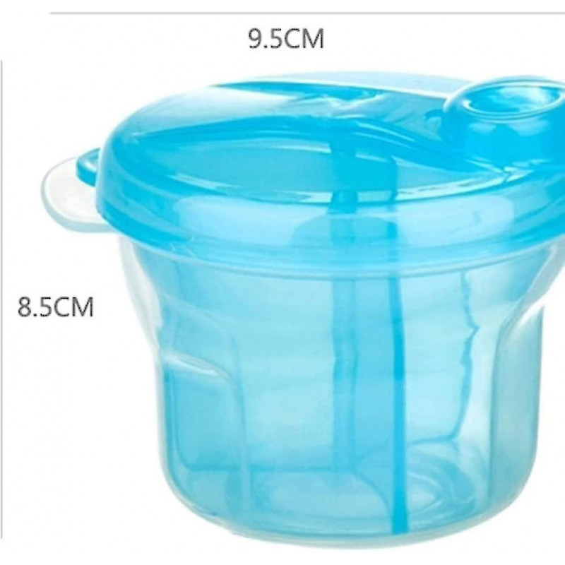Baby Milk Powder Formula Dispensers Travel Portable Milk Powder Storage Container For Outdoor Activities (2pcs, [...]