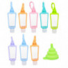 1 Set Hand Sanitizer Holder with Bottle Funnel Liquid Soap Container Cover