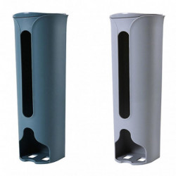 2Pcs Plastic Bag Dispenser Garbage Bag Holder Wall Mounted Storage Box 2Pcs Plastic Bag Dispenser Garbage Bag Holder Wall Mounted Storage Box