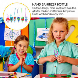 6 Sets Cartoon Silicone Hand Sanitizer Holder Empty Carriers Refillable Bottles Random Style 6 Sets Cartoon Silicone Hand Sanitizer Holder Empty Carriers Refillable Bottles Random Style