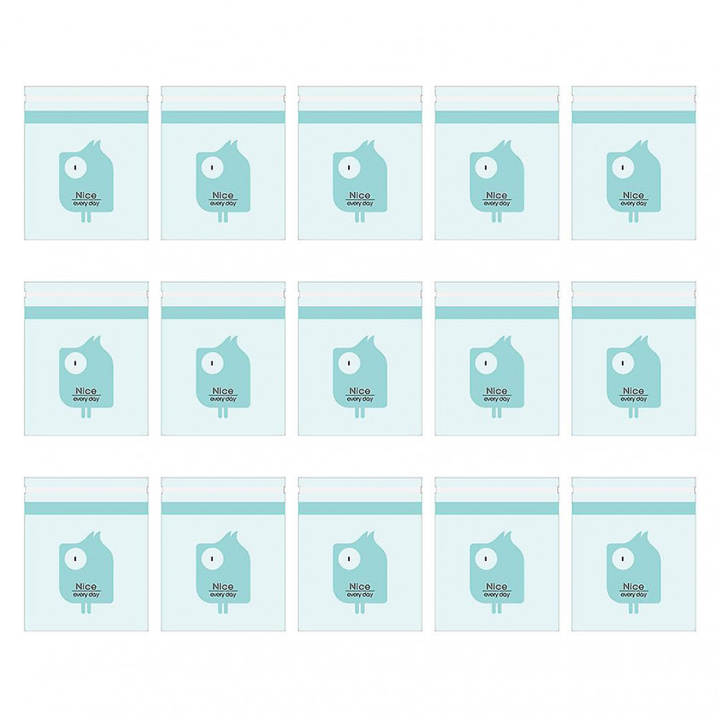 15pcs Self-adhesive Garbage Bag Practical Plastic Litter Bag Car Litter Pouch