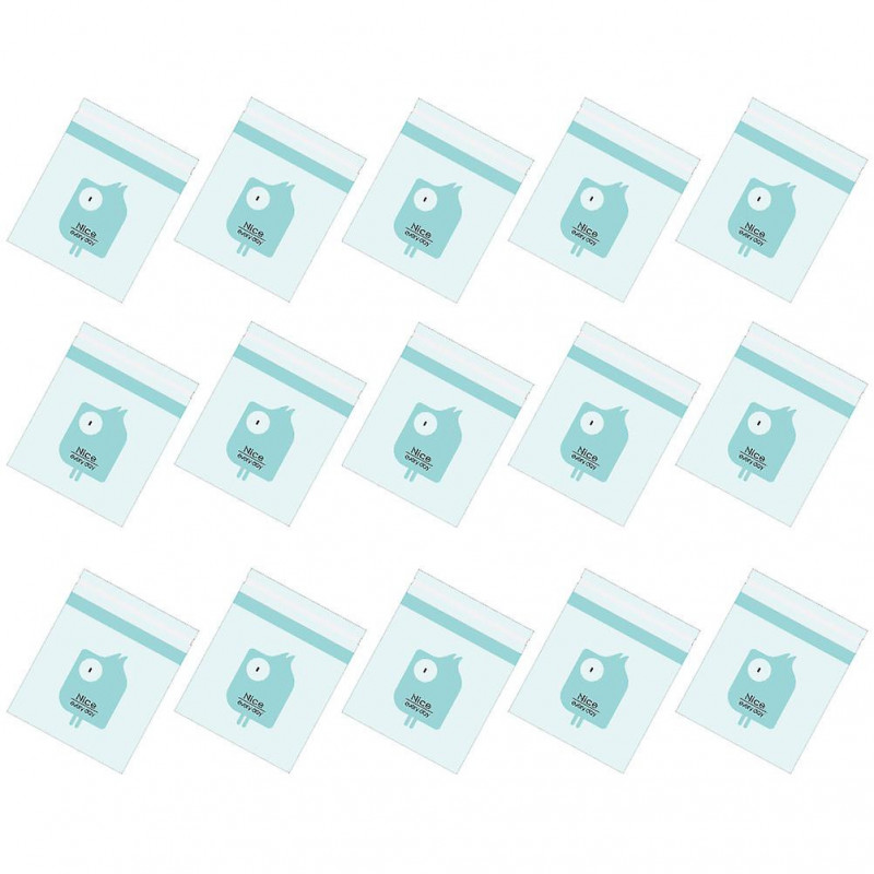 15pcs Self-adhesive Garbage Bag Practical Plastic Litter Bag Car Litter Pouch