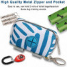 Dog Poop Bag Holder, Pet Garbage Bag Dispenser Holder Leash Attachment, 600d