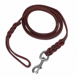 1.6m Cowhide and Leather Pet Dog Lead Leash for Walking, Running, and Training 1.6m Cowhide and Leather Pet Dog Lead Leash for Walking, Running, and Training