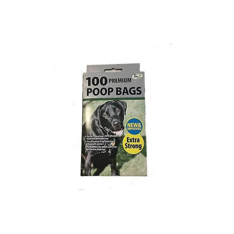 TidyZ Sacs de merde en plastique (Pack of 100)