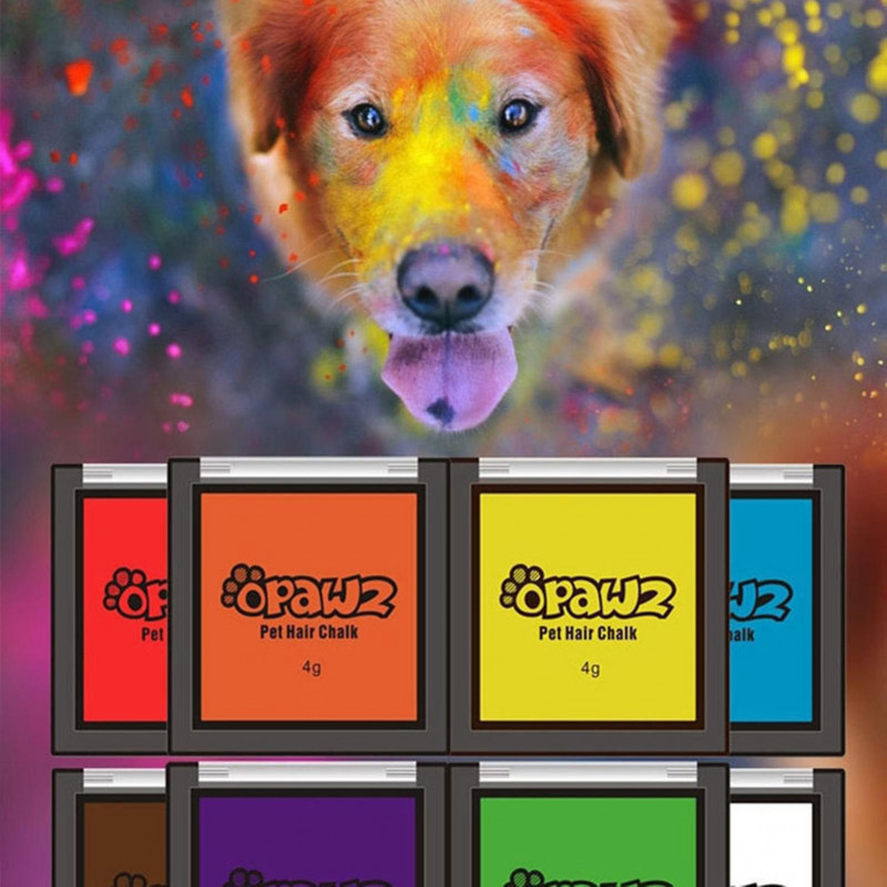 Couleur unique Pet Blush Teinture rapide pour animaux de compagnie Fournitures pratique Compact Poudre de [...]