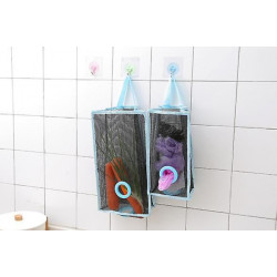 Plastic Bag Holder, Grocery Bag Holder Trash Bags Holder Organizer Mesh Hanging Storage