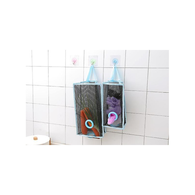 Plastic Bag Holder, Grocery Bag Holder Trash Bags Holder Organizer Mesh Hanging Storage