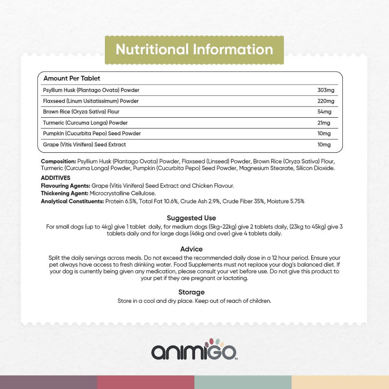 Allergy Aid For Dogs -120 Comprimés contre les allergies aux chiens - Soulage les démangeaisons et la peau [...]