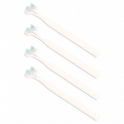 4pcs Dog Toothbrush Supple Bristles Tooth Brush For Pets Plastic Pet Toothbrush Pet Supplies