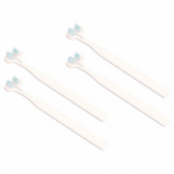 4pcs Dog Toothbrush Supple Bristles Tooth Brush For Pets Plastic Pet Toothbrush Pet Supplies