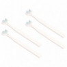 4pcs Dog Toothbrush Supple Bristles Tooth Brush For Pets Plastic Pet Toothbrush Pet Supplies