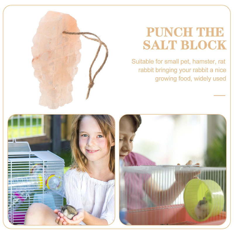 Small Animals Lick Salt Mineral Block Rabbit Mineral Hamster Salt Mineral Block