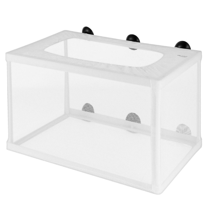POPETPOP Fish Breeder Net Grande Taille Incubateur D’écloserie D’alevins avec Ventouse pour Aquarium