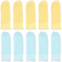 10Pcs Pet Toothbrush for Small Dogs Finger Sleeve Toothbrush Large Dogs Finger Toothbrush