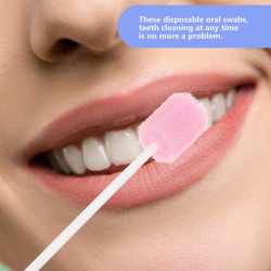 50pcs Disposable Oral Care Sponge Sticks Oral Care Products Oral Care Supplies