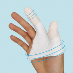 Dog Finger Toothbrush 2-fingers Design Teeth Cleaning For Cats Dogs Washable