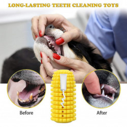 Jouet à mâcher pour chien, brosse à dents pour chien nettoyage des dents jouet à mâcher avec corde pour grands [...]