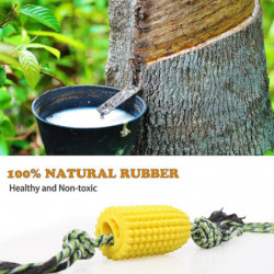 Jouet à mâcher pour chien, brosse à dents pour chien nettoyage des dents jouet à mâcher avec corde pour grands [...]