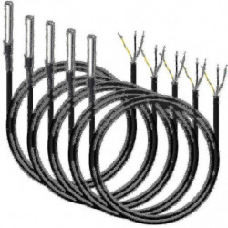 5pcs Waterproof Ds18b20 Temperature Sensor, Digital Temperature Thermal Cable Temperature (-55- +1