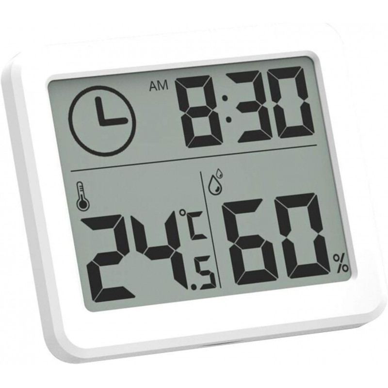 Electronic Digital Thermometer And Hygrometer With Large Lcd Screen