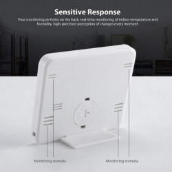 Electronic Digital Thermometer And Hygrometer With Large Lcd Screen