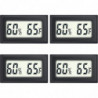 4-pack Mini Digital Humidity Temperature Meters Gauge With Lcd Display
