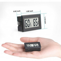 4-pack Mini Digital Humidity Temperature Meters Gauge With Lcd Display