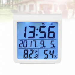 Digital Household Backlight Hygrometer Electronic Hygrometer Temperature Gauge Standing Alarm Clock without [...]