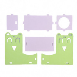 Plastic Hamster Drinker Water Bottle Dispenser Feeder Hanging Pet Drinking Shelf