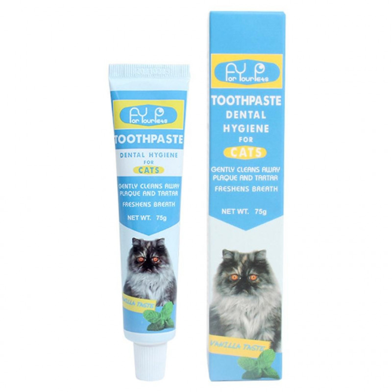 Cat Toothpaste Toothbrush Long Handle For Small Pet Puppy Kitten Teeth Clean