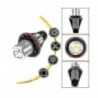 For Angel Eyes 5w E39 E60 Angel Eyes Fog Lights Led Headlights Daytime Running Lights With Decoding