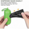 2 Pieces Dog Poop Bag Dispenser, Triomphe Dog Poop Bag, Dog Poop Bags with Dispenser, 30 Dog Poop Ba