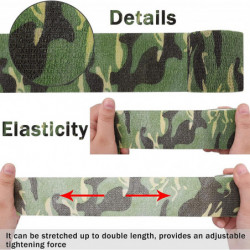 40 rouleaux bandage auto-adhésif enveloppant 1 pouce auto-adhésif coloré enveloppant bande athlétique sport [...]