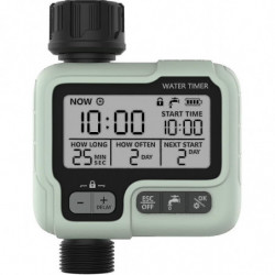 Minuterie d’arrosage minuterie d’irrigation Ipx5 Arroseur automatique manuel étanche avec grand écran LCD [...]