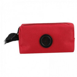 2xdog Poop Bag Holder Storage Bag With Zipper Oxfor Cloth For Puppy Pet Hiking Red 2xdog Poop Bag Holder Storage Bag With Zipper Oxfor Cloth For Puppy Pet Hiking Red