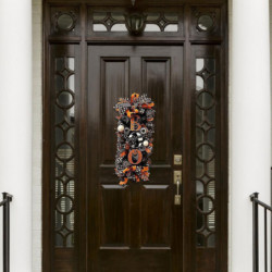 Environmentally Protection Wide Application Long Lasting Halloween Wreath for Outdoor