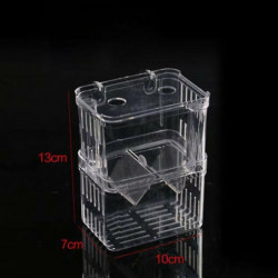 Aquarium Breeding Box, Aquarium Fish Breeding Box, Double Layer, Transparent, Incubators With Suction Cups, For [...]