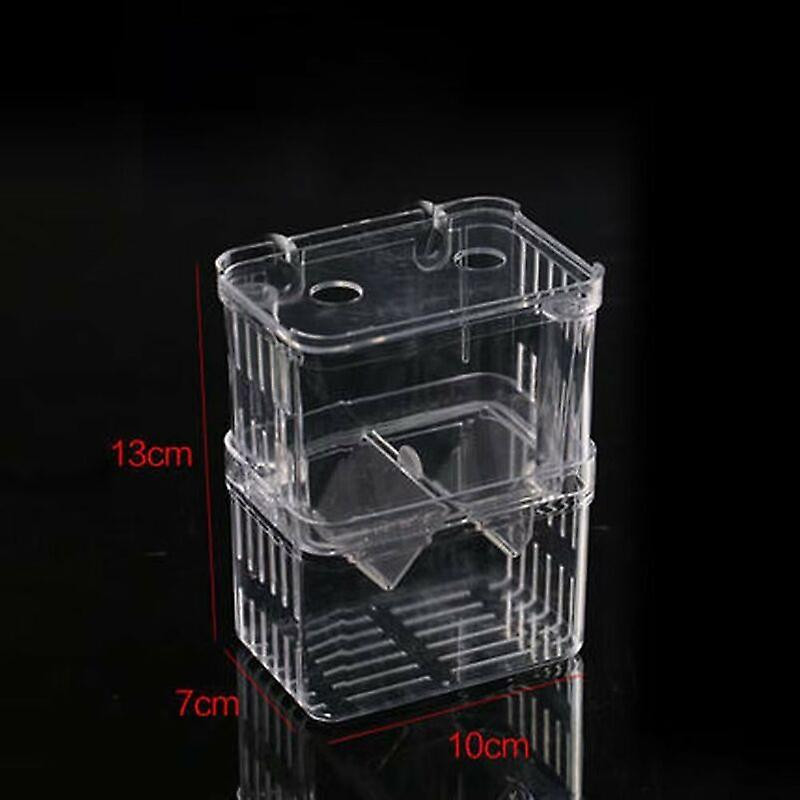 Aquarium Breeding Box, Aquarium Fish Breeding Box, Double Layer, Transparent, Incubators With Suction Cups, For [...]
