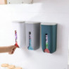 Kitchen Grocery Plastic Bag Holder Dispenser Wall Mount Garbage Bag Holder Refillable Trash Bag Save