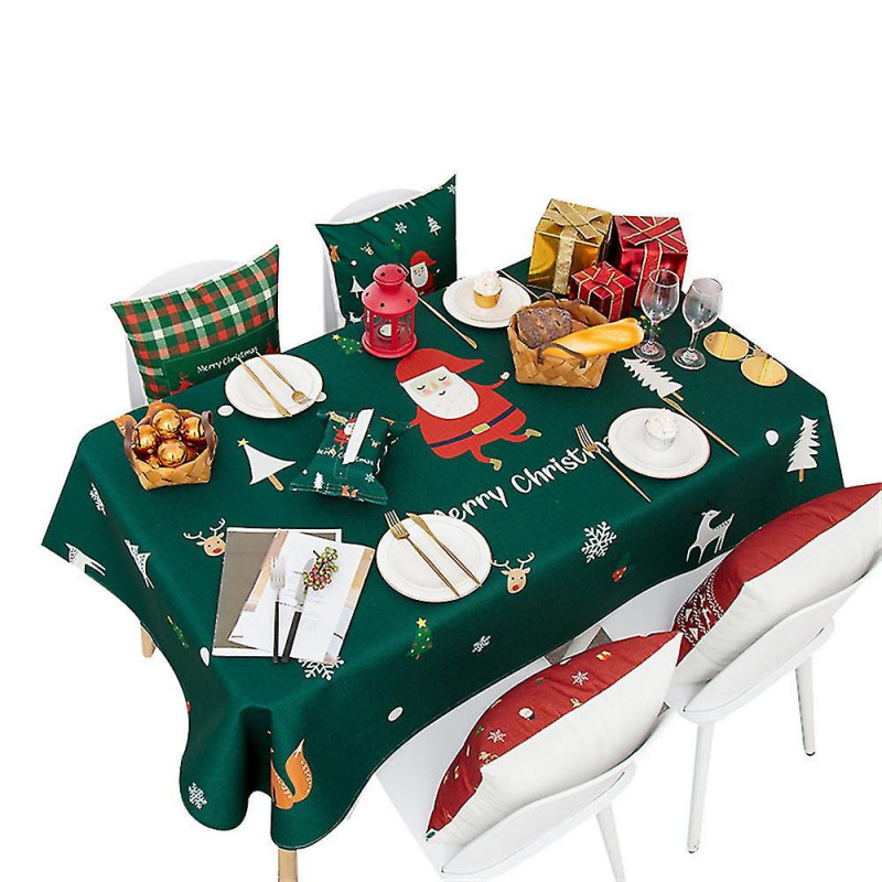 Holiday Tablecloth Used For Christmas Themed Parties Decorations
