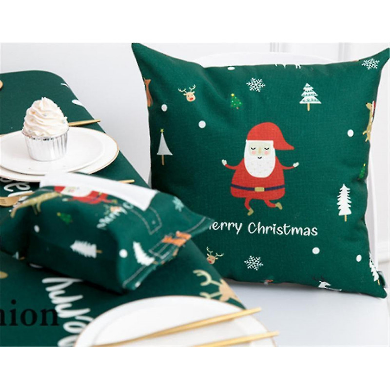 Holiday Tablecloth Used For Christmas Themed Parties Decorations