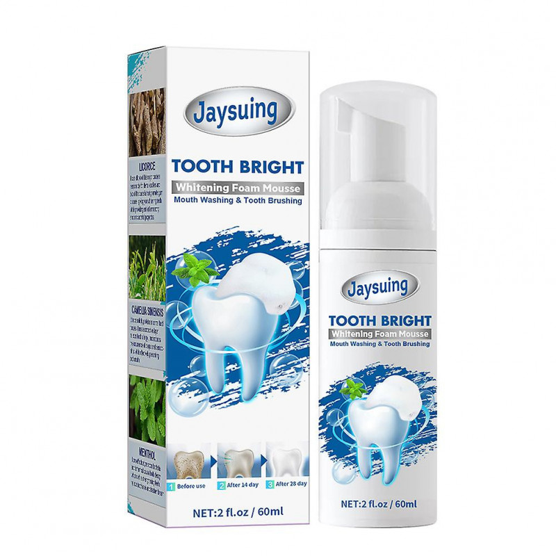 60ml Mousse blanchissante des dents Dentifrice Taches Plaque Enlèvement Des dents Nettoyant Mousse Fraîche Haleine [...]
