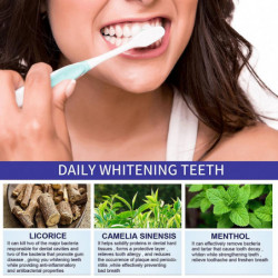 60ml Mousse blanchissante des dents Dentifrice Taches Plaque Enlèvement Des dents Nettoyant Mousse Fraîche Haleine [...]