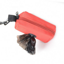 2xdog Poop Bag Holder Storage Bag With Zipper Oxfor Cloth For Puppy Pet Hiking Red 2xdog Poop Bag Holder Storage Bag With Zipper Oxfor Cloth For Puppy Pet Hiking Red