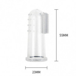 Dog Toothbrush - Tooth Brushing Kit For Dog Teeth Cleaning - Dental Care For Puppies, Cats & Small Pets - [...]