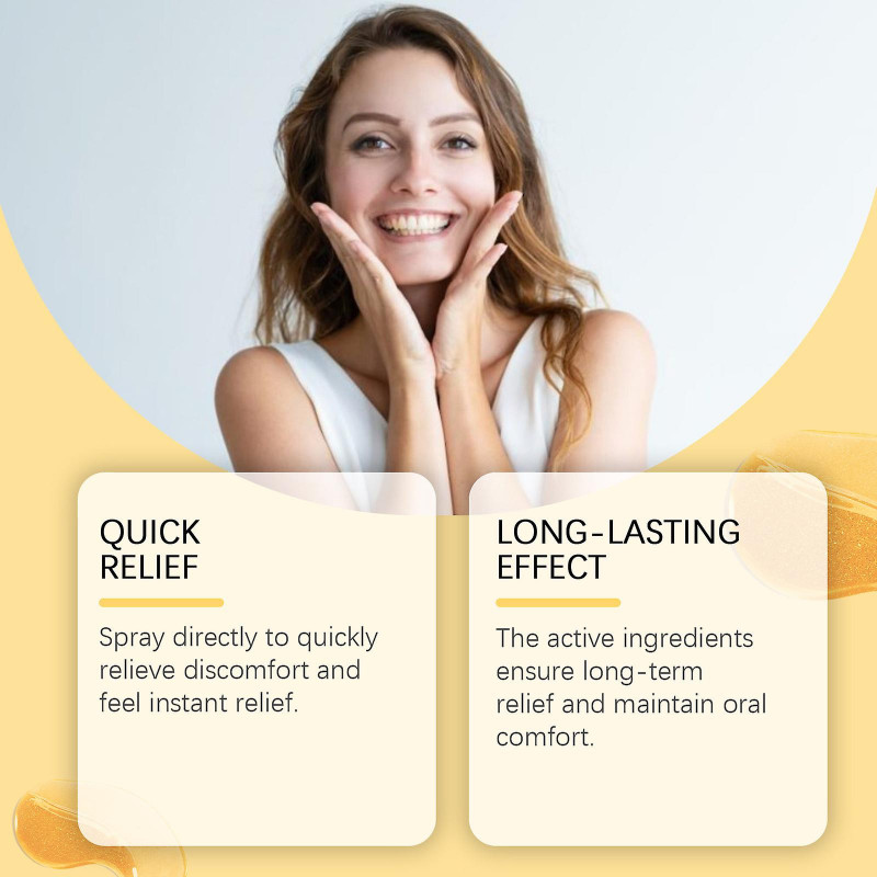 EELHOE Oral Care Spray protège les gencives et les dents et soulage les douleurs et l’inconfort dentaires