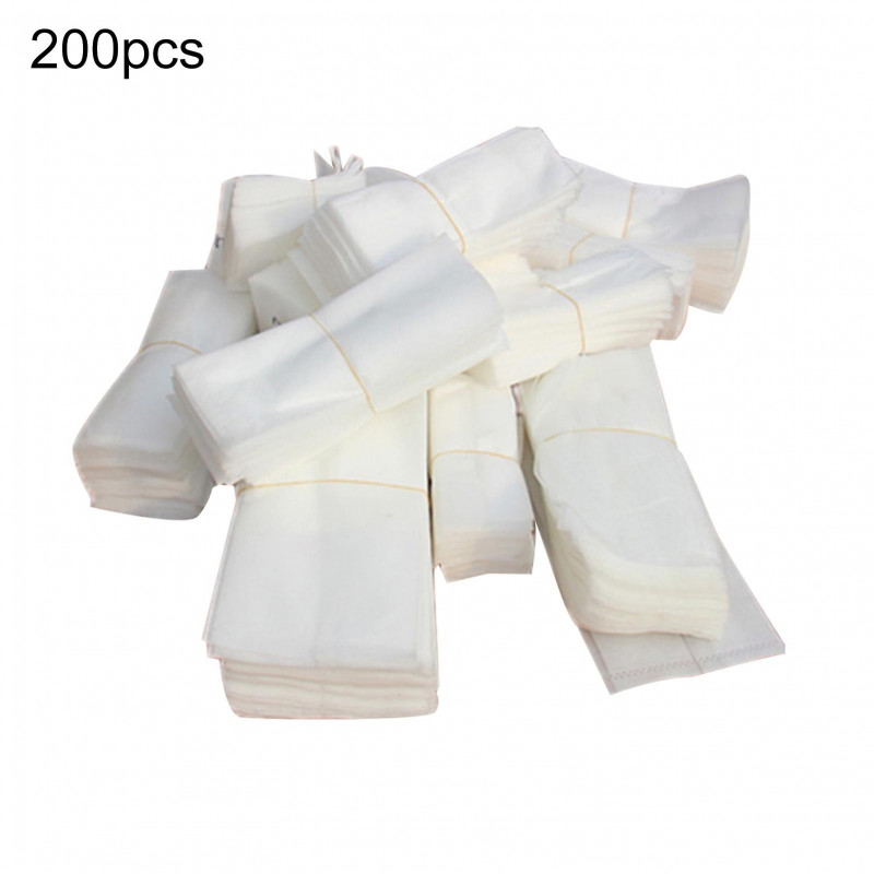 Jikaix 200pcs Nursery Bags Eco-friendly Biodegradable Non Woven Fabric Water Permeable Plant Grow Bags Garden Supply